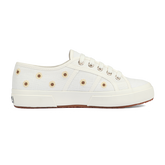 Superga 2750 Embroidery Linen Sunflower White Avorio